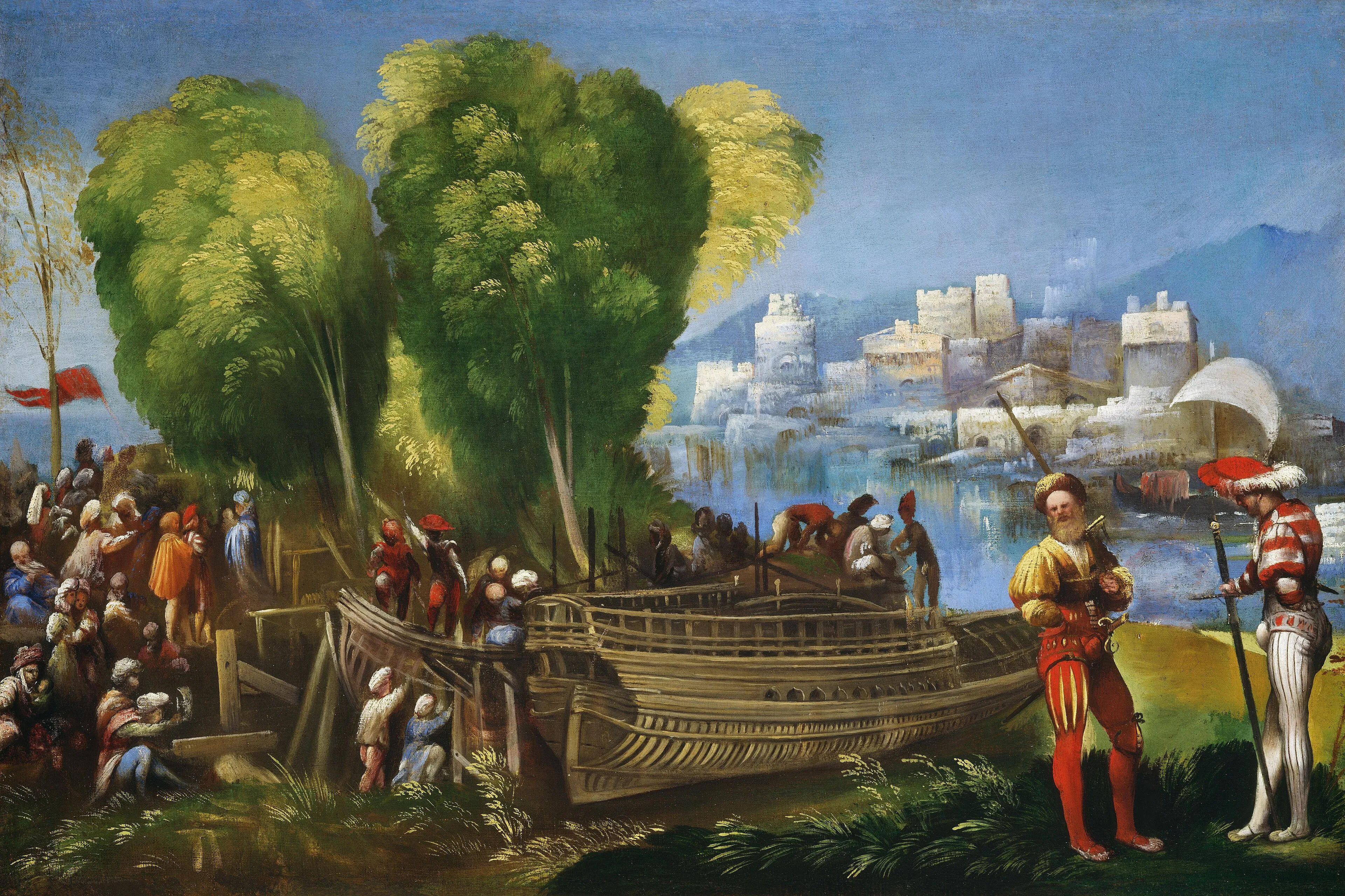Klassiek schilderij bij het verhaal van de Argonauten, Dosso Dossi.
