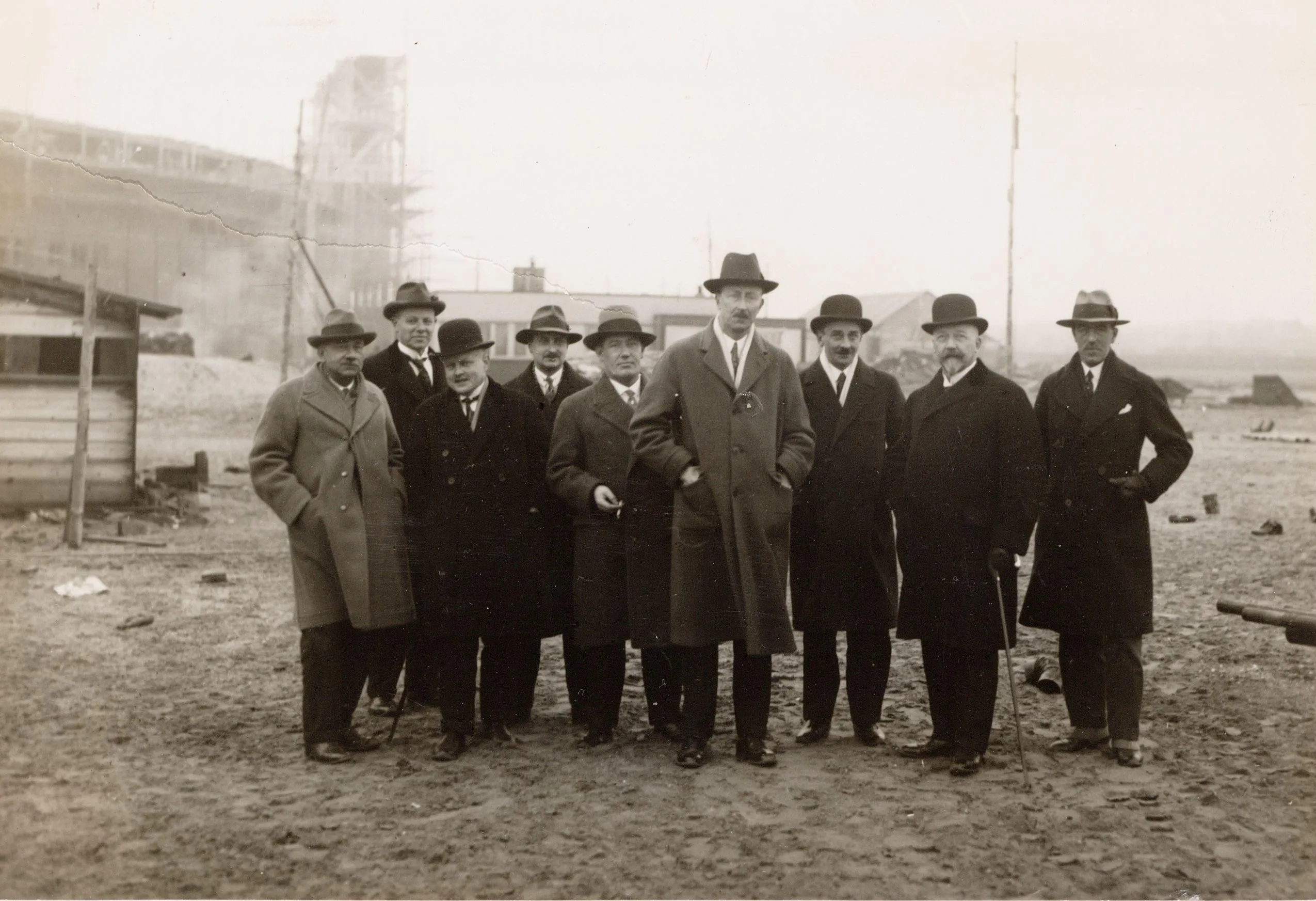 Het Olympisch Stadion van Jan Wils, januari 1928.